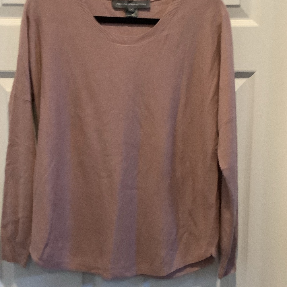 French Connection Dusty Pink Long Sleeve Top